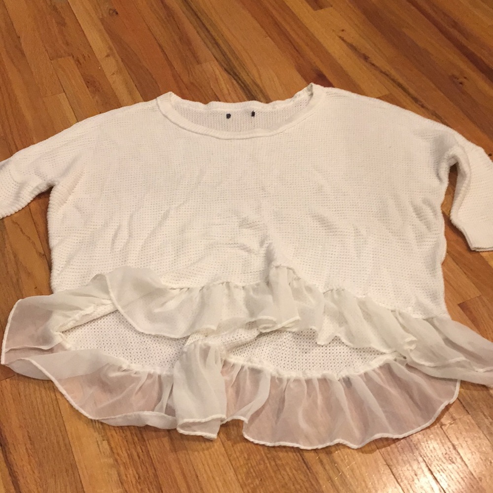 American eagle sweater high low dolman 3/4 sleeve